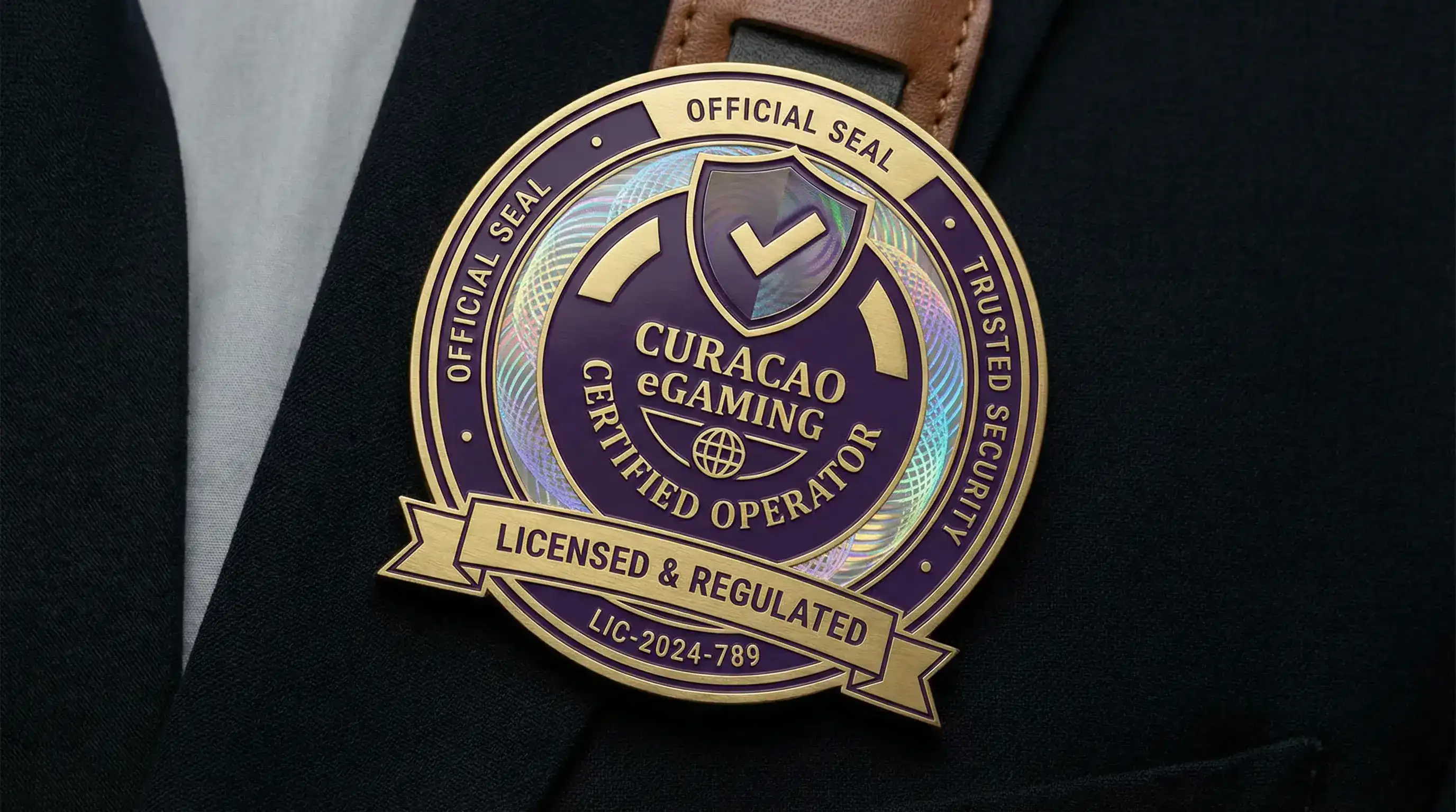 Selo licença Curaçao eGaming certificado